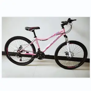 便宜24 26 27 5英寸21速自行车车架阻尼越野山地自行车高碳钢女性山地自行车