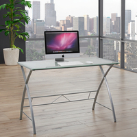 Table d'étude en verre convertible et extensible de bureau d'ordinateur acrylique moderne Offres Spéciales pour le bureau à domicile nouvelle caractéristique de support