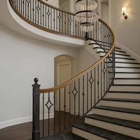 CBMMart Villa Design Escalier Escalier Main courante Décoration en métal Escalier intérieur