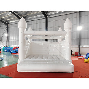 Venta Directa de Fábrica, Castillo Inflable Grande para Niños Pequeños, Castillo Inflable Blanco para Interiores, Casa de Brinco para Bodas y Fiestas - Product Image 1