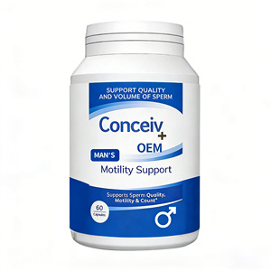 OEM/ODM Motility Boost für männliche Spermien und Energie mit Zink vitaminen Ginseng CoQ10 Pills Supplements Natural Men Fertility Capsules - Product Image 1