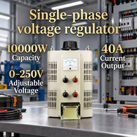 Transformateur de puissance toroïdal à contact réglable monophasé TDGC2-15KVA 0-250V personnalisé, bobinage en aluminium/cuivre 50/60Hz