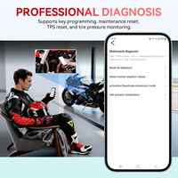 Herramienta de Diagnóstico para Motocicletas JDiag M10, Lector de Códigos OBD2, Escáner con Conectividad Inalámbrica, Prueba de Batería, 12-24V