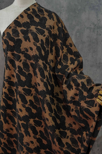 Tessuto Jacquard Vintage Leopardato in Ciniglia 2026, Lussuoso Tessuto Tinto in Filo per Abiti, Cappotti, Cuscini e <span class=keywords><strong>Tende</strong></span> - Product Image 4