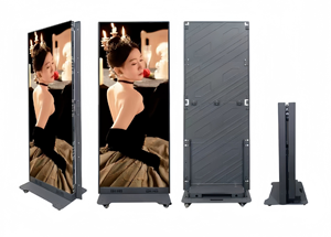 Shenzhen Factory Portable LED <b>Poster</b> Screen P1.5 P1.8 P2 P2.5, Digital Video LED Display with Bracket for Commercial Advertising - Product Image 3