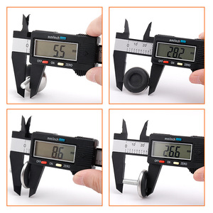 Xinhengxin <b>Adjustable</b> Metal Feet M6X20X30 Ribbed Sole Cabinet Furniture Legs Plastic Heavy Duty Hardware Accessory - Product Image 1