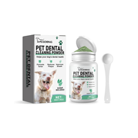Supplément de santé bucco-dentaire naturel pour chien Blanchisseur de dents pour enlever la plaque dentaire du chien Poudre de nettoyage dentaire pour chien en vente de gros