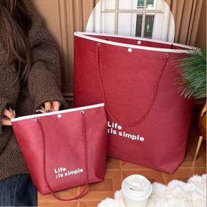 Tùy chỉnh Túi tote không dệt vải không dệt túi có thể gập lại thiết kế bao bì Quà Tặng công suất lớn in logo - Product Image 3