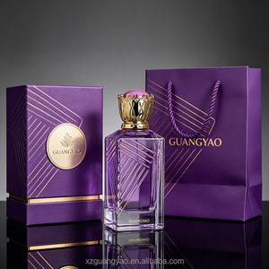 Nuova Bottiglia di Profumo in Vetro di Alta Gamma 100ml, Design Elegante e Pesante, Colore Personalizzato, Logo del Marchio, Confezione e Borsa per Profumo - Product Image 4