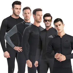 High Quality Custom Spearfishing Wetsuit 1.5mm Neoprene Diving Suit Womens Long Sleeve Swimming Freediving Wetsuit For Men