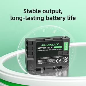 แบตเตอรี่ PUJIMAX แบบชาร์จได้ Li-ion 7.4V 2200mAh <span class=keywords><strong>EN</strong></span>-<span class=keywords><strong>EL3E</strong></span> สำหรับกล้อง <span class=keywords><strong>NIKON</strong></span> D50 D70 D70s D80 D90 D100 D200 D300 D300S D700 - Product Image 4