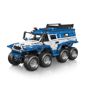 Mould <span class=keywords><strong>King</strong></span> 13089E Technologie Kits de voitures de course et ingénierie Jouet <span class=keywords><strong>Shaman</strong></span> 8x8 ATV Bleu Blocs de construction Sports Cadeaux de Noël - Product Image 1