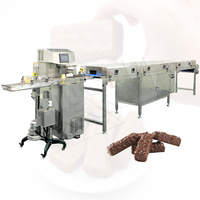 Tunnel de refroidissement des aliments de Table, petite Machine automatique de revêtement de chocolat de Dates de biscuits