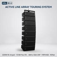 Système de sonorisation professionnel HDL30 Dual 10" Active Line Array avec télécommande RDNet