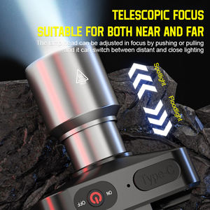 Headlamp Headlight Long Range Rechargeable Waterproof Super Bright <strong>Mining</strong> Lamp Outdoor Household Flashlight Headlamp - Product Image 5