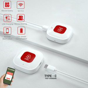 LEDEAST CF101W Tuya WiFi Smart SOS Botón de llamada Llamar al cuidador Botón de llamada de emergencia urgente para pacientes mayores - Product Image 1