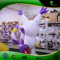 Ballons gonflables en PVC de personnage de chat de dessin animé, prix d'usine, jouet gonflable Hongyi, poupée animale