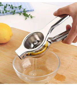 Utensilios de Cocina, Exprimidor de Naranjas y Limas Portátil de Primera Calidad, Exprimidor Manual de Frutas, Exprimidor de Limones de Acero Inoxidable - Product Image 4