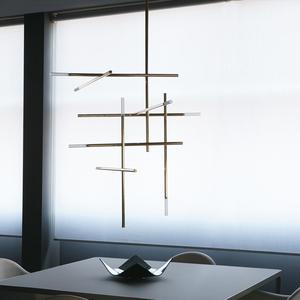 โคมไฟระย้าสไตล์นอร์ดิก มินิมอล โพสต์โมเดิร์น เรโทร อินดัสเทรียล สำหรับห้องนั่งเล่น ล็อบบี้โรงแรม ร้านอาหาร - Product Image 3