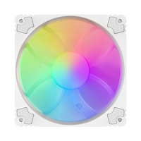 Ventilateur de PC silencieux lumineux RGB 12CM avec LED Roulement à billes en aluminium Radiateur froid pour boîtier d'ordinateur Accessoires de bricolage