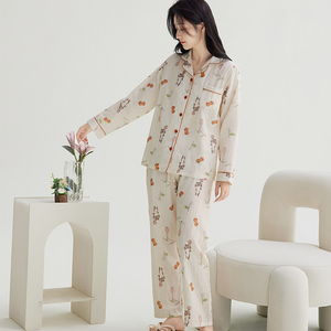 Pijamas Navideños Familiares con Cuello Camisero para Mujer, Conjunto de Pijamas Personalizados para Mujer, Gran Venta - Product Image 1
