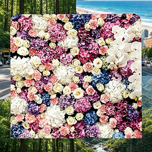 Soft <b>Pastel</b> Color Flower Wall For Bridal Shower Gender Reveal And Romantic Wedding <b>Decor</b> - Product Image 6