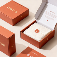 Emballages cosmétiques personnalisés haut de gamme, boîtes cadeaux en papier artisanal, boîtes d'expédition en carton ondulé, boîtes postales, logo imprimé de luxe