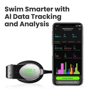 <span class=keywords><strong>Gafas</strong></span> de Natación <span class=keywords><strong>Inteligentes</strong></span> AR Profesionales para Adultos, <span class=keywords><strong>Gafas</strong></span> de Competición con Pantalla de Datos, Antivaho, Impermeables y con Protección UV - Product Image 2
