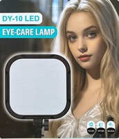 Lampe vidéo LED DY-10, éclairage d'appoint plein écran, panneau lumineux de bureau pour le streaming en direct, les portraits et le maquillage