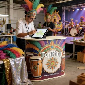 Expositor de Cartón Hueco con Impresión Personalizada para Ferias Comerciales y Uso en Stands Desplegables - Product Image 2