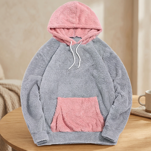 Sudadera con Capucha Unisex para Hombre, Diseño Colorblock, Estampado Digital, Invierno, Felpa Sintética, Anti-Pilling, 100% Algodón, 300g - Product Image 3