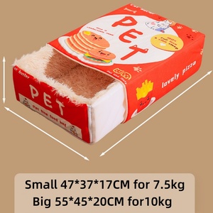 Nueva caja de aperitivos, cama de felpa para mascotas, Caja de galletas completamente cerrada, forma cálida, suave, cortavientos, lindo cojín extraíble para casa de gato, nido para mascotas - Product Image 2