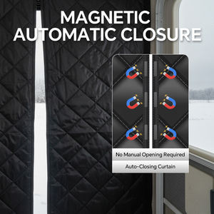 Cortina Aislante Magnética para <span class=keywords><strong>Puerta</strong></span> de <span class=keywords><strong>Autocaravana</strong></span> HOMFUL, Cubierta Térmica para <span class=keywords><strong>Puerta</strong></span> de <span class=keywords><strong>Autocaravana</strong></span>, Bloqueador de Corrientes de Aire para Entrada de <span class=keywords><strong>Autocaravana</strong></span> - Product Image 4