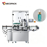 Machine de remplissage et de bouchage monobloc automatique pour flacons pulvérisateurs, liquides et pâtes cosmétiques