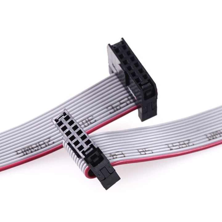 12 Pin IDC Ribbon Flat Cable 2x6 Extension, 30cm Length for JTAG ...
