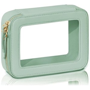 Sac de maquillage transparent en PVC en gros, pochette de voyage étanche avec fermeture éclair pour cosmétiques et articles de toilette pour femmes, logo personnalisé - Product Image 5