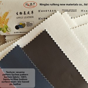 Tela de Cuero PU con Relieve, Inodora, de Base Biológica, Impermeable, Resistente a la Abrasión, Elástica, para Muebles, Bolsos, Decoración del Hogar y Tapicería - Product Image 2