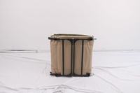 Lit de camping pliant portable pour adultes, pour l'extérieur, l'intérieur, le bureau, les voyages, les vacances, en acier inoxydable vert