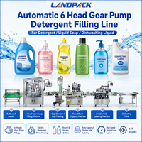 Machine de remplissage automatique pour bouteilles de produits chimiques quotidiens : eau de Javel, shampoing, liquide vaisselle, savon, lessive