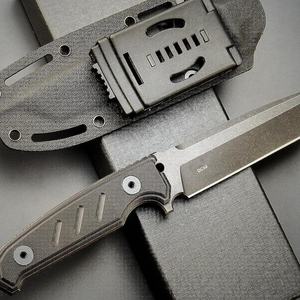 มีดพกพาอเนกประสงค์ Best Tactical DC 53 ปรับแต่งได้ตามต้องการ OEM DIY สำหรับเอาตัวรอด ล่าสัตว์ ตั้งแคมป์ บุชคราฟท์ ใบมีดสแตนเลสแบบตายตัว ขนาด 9.5 ซม. ด้ามจับ G10 - Product Image 2