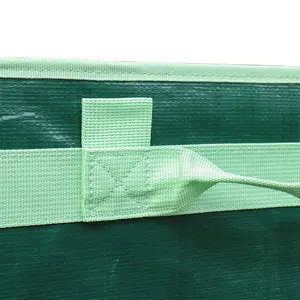 Top Foldable Logistic Courier Parcel Bags Delivery Sorting Stacking Bag PP Woven Transparent