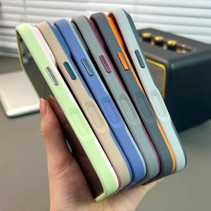 Nouvelle coque de téléphone magnétique mate à dissipation thermique pour iPhone 17 12 13 Pro Max 14 15 16 Plus avec support anneau métallique et protection intégrale - Product Image 3