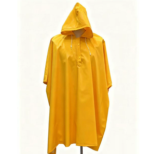 <span class=keywords><strong>Impermeable</strong></span> Multifuncional 3 en 1 con Capucha, Poncho de Lluvia de Tela Laminada de PVC de Una o Dos Capas, Diseño 30S - Product Image 4