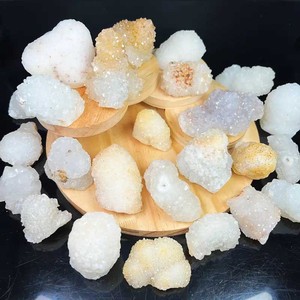 High Quality Apophyllite <b>Cluster</b> Raw <b>Crystal</b> Quartz Stone With Druzy <b>Crystal</b> Spicemen Quartz Stones - Product Image 4