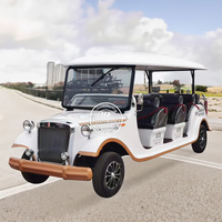 Carrito de Golf Retro Antiguo Legal para la Calle 2025, Buggy Eléctrico Clásico Vintage, Autobús Turístico Retro para Adultos en Venta