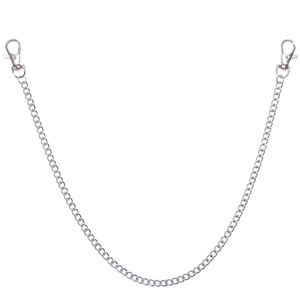 Chaîne de taille unisexe en jean Yueli, en alliage de zinc, double anneau, style hip-hop, pour usage quotidien, chaîne de corps tendance - Product Image 5