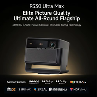 Nouveau projecteur de cinéma maison portable RS30 Ultra Max 6800 ISO Lumens Laser 4K Ultra HD avec zoom optique et ouverture à 7 étapes