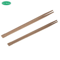 Baguettes jetables écologiques en bambou avec emballage en papier pour fêtes
