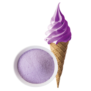 Poudre de crème glacée au sucre saveur taro lisse en sachet pour bubble tea, boissons froides et desserts glacés tropicaux fruités - Product Image 4