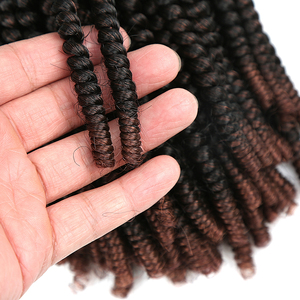 Prix d'usine – Cheveux synthétiques Passion Twist au crochet pour femmes afro-américaines – Tresses bouclées Bomb Spring Twist - Product Image 5